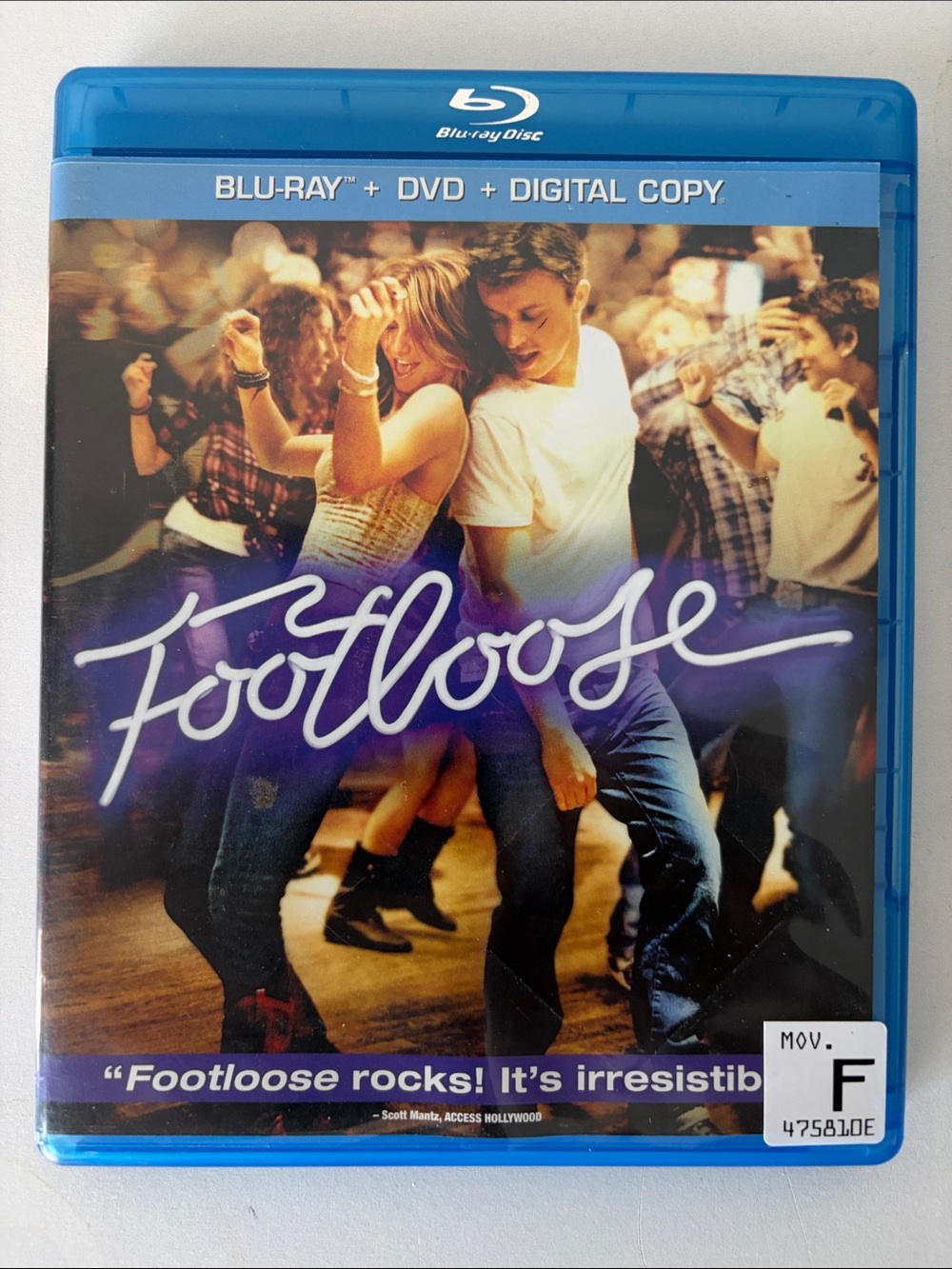 Footloose Blu-ray - Blue Case